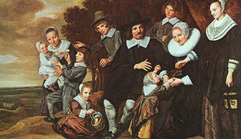 A Family Group in a Landscape, Frans Hals